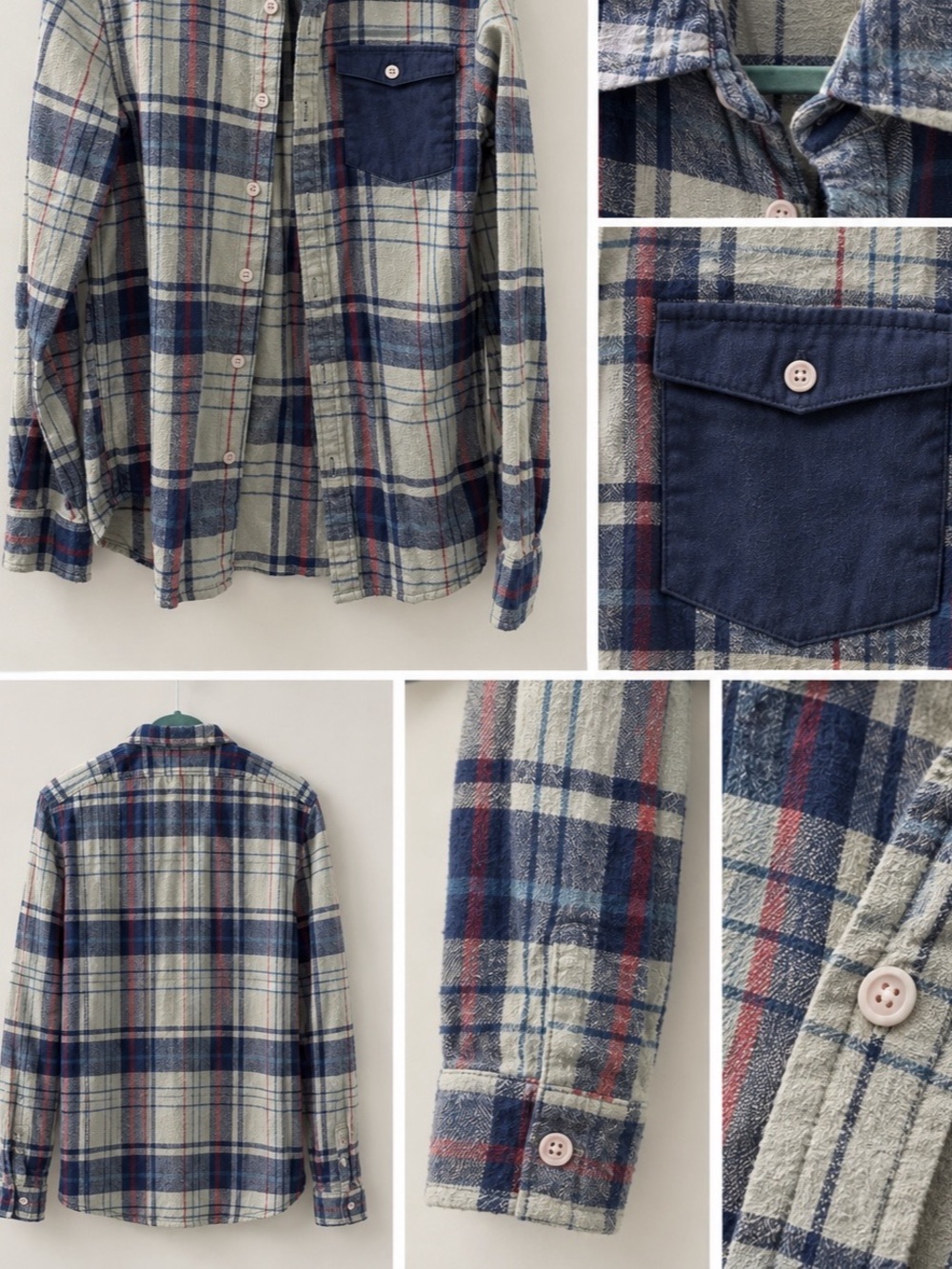 Vintage Rusty Surf Flannel